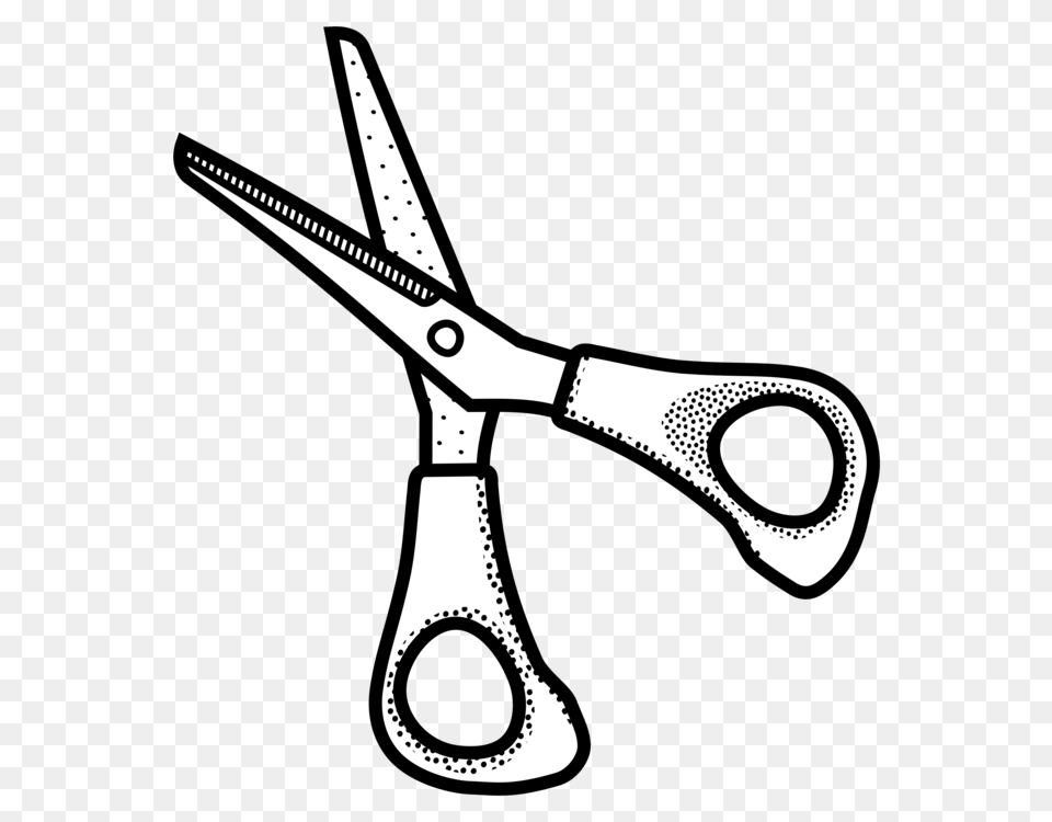 Black And White Scissors Download Paper Drawing, Blade, Shears, Weapon, Smoke Pipe Free Transparent Png