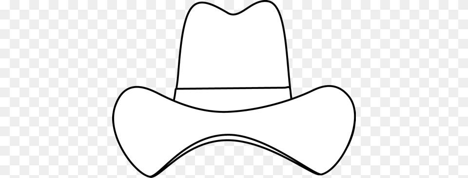 Black And White Simple Cowboy Hat Library Love, Clothing, Cowboy Hat Free Transparent Png