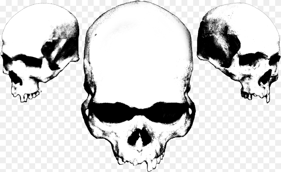 Black And White Skulls, Adult, Male, Man, Person Png Image