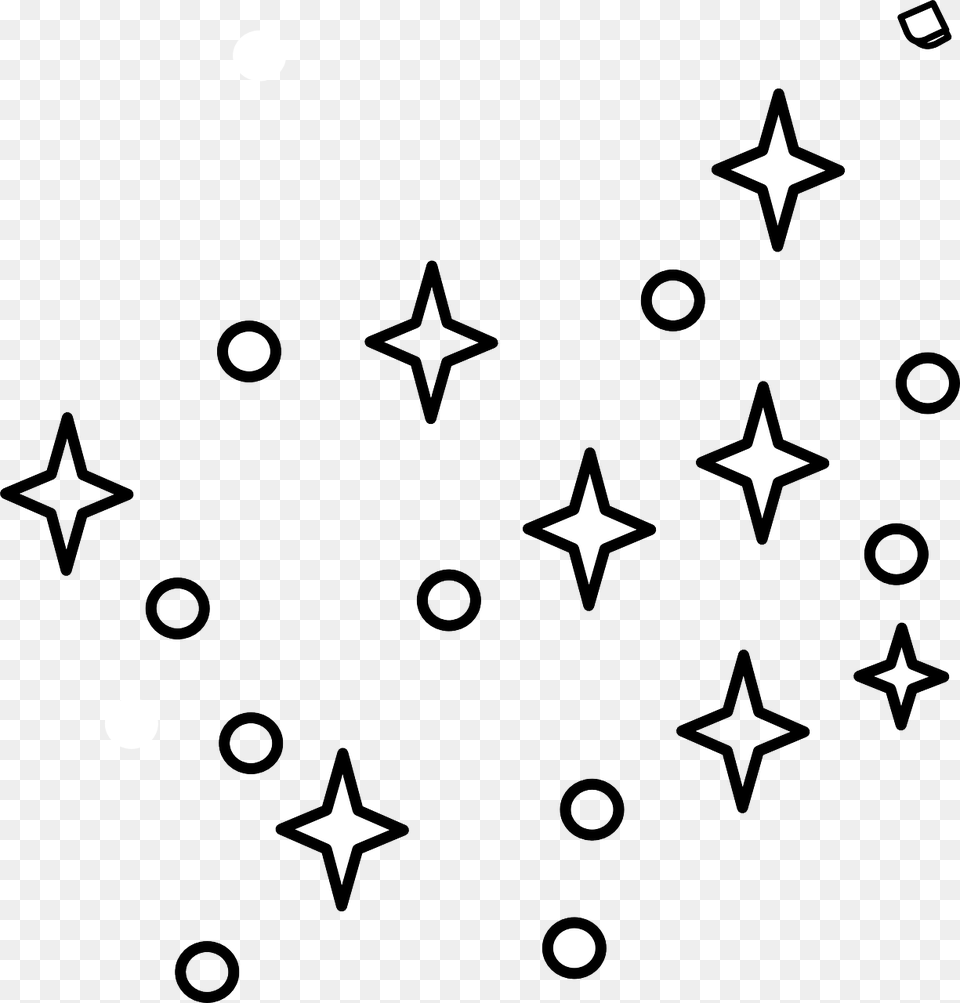 Black And White Stars Clip Art, Star Symbol, Symbol, Person Free Png Download