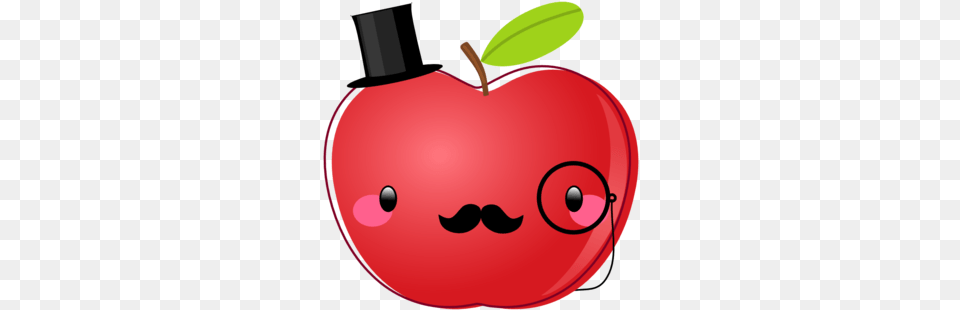 Black And White Stock Activities Dapper Apple Cute Apple, Food, Fruit, Plant, Produce Png