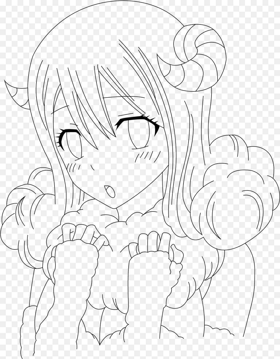 Black And White Stock Aries Drawing Fairy Tail Lineart, Gray Free Png