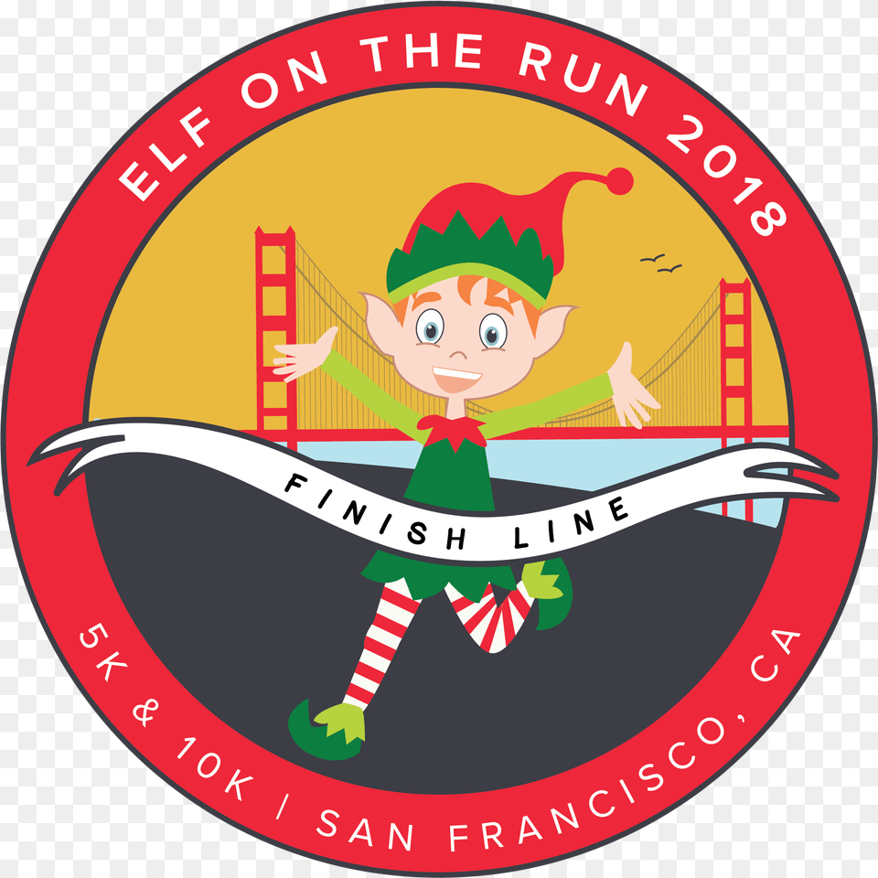 Black And White Stock Bib Clip Event Elf On The Run 5k Amp, Logo, Baby, Person, Face Free Transparent Png