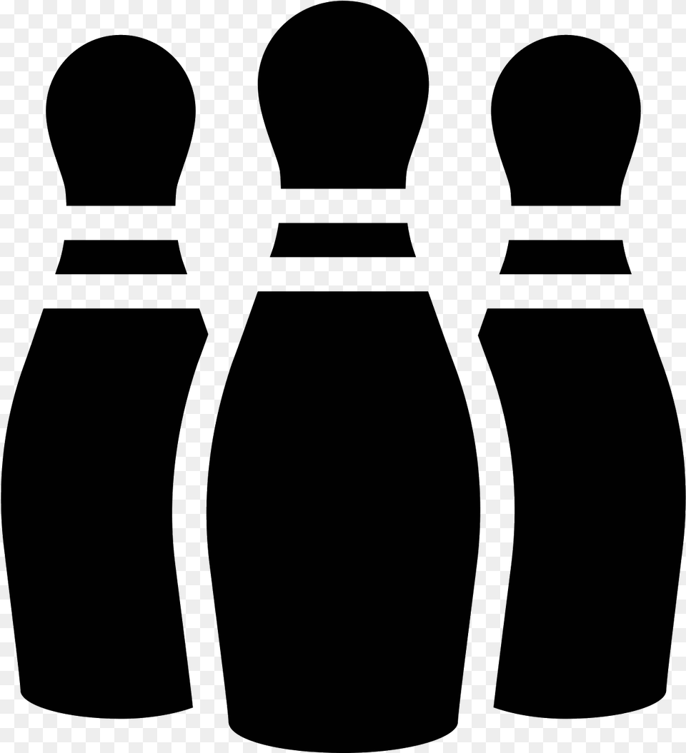 Black And White Stock Bowling Strike Clipart Bowling Pin, Gray Free Transparent Png