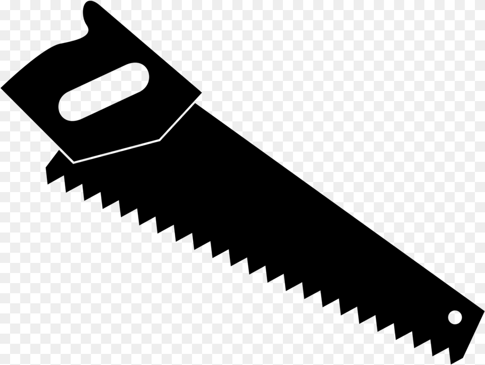 Black And White Stock Lance Bolton Build Brighton Wood Hand Saw Vector, Gray Free Png