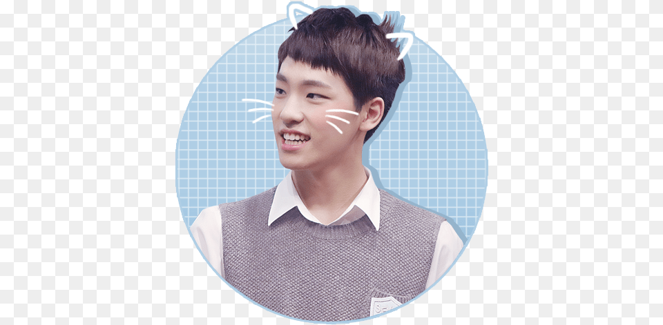 Black And White Stock Seventeen Icon Dino Seventeen Tumblr, Portrait, Face, Photography, Head Free Transparent Png