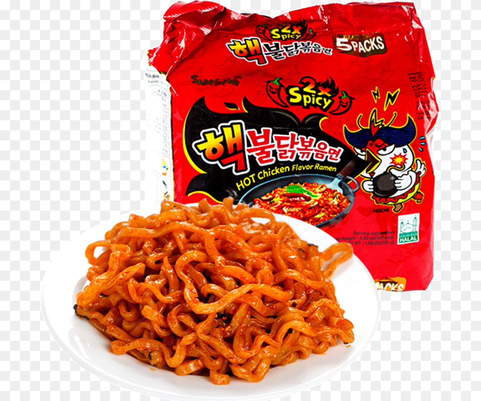 Black And White Stock Usd Three Raise Double Turkey Samyang 2x Spicy Hot Chicken Flavor Ramen 155 Pound, Food, Noodle Free Png Download