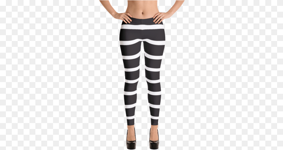 Black And White Stripes Leggings Imagineavalon Christmas Leggings Christmas Clothing, Hosiery, Pants, Tights Png Image
