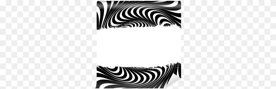 Black And White Swirl Lines With Grunge Label Optical Illusion Background Swirl, Art, Graphics, Pattern, Floral Design Png
