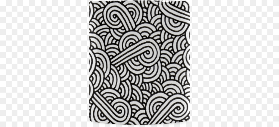 Black And White Swirls Doodles White Mug Paisley, Pattern, Animal, Mammal, Wildlife Free Png
