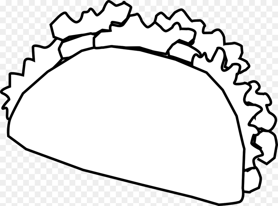 Black And White Taco, Clothing, Food, Hat, Meal Free Transparent Png