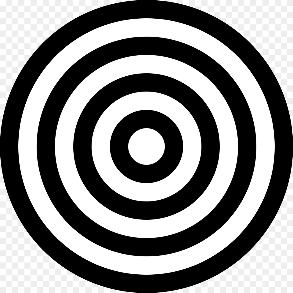 Black And White Target Clip Art Vector Clip Circle, Coil, Spiral, Ammunition, Grenade Free Png Download