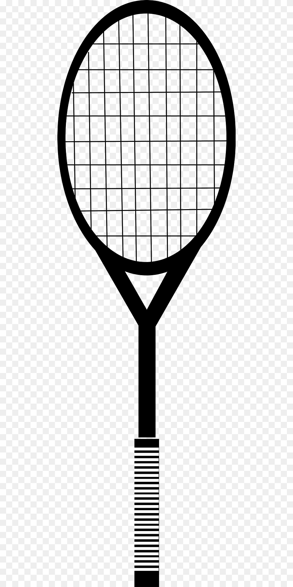 Black And White Tennis Racket Clipart, Sport, Tennis Racket Free Transparent Png