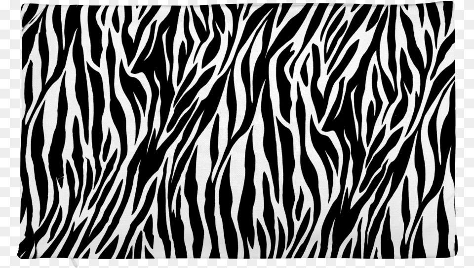 Black And White Tiger Print, Home Decor, Animal, Mammal, Pattern Png