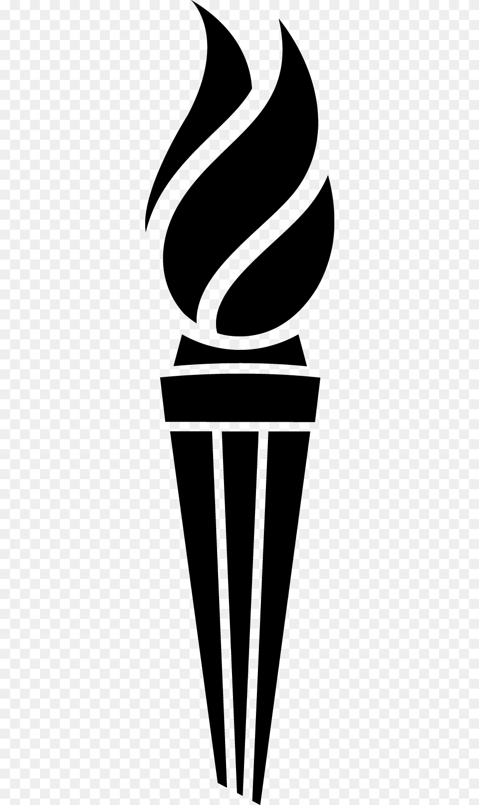 Black And White Torch, Gray Free Transparent Png
