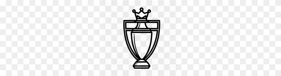 Black And White Trophy Clipart Png