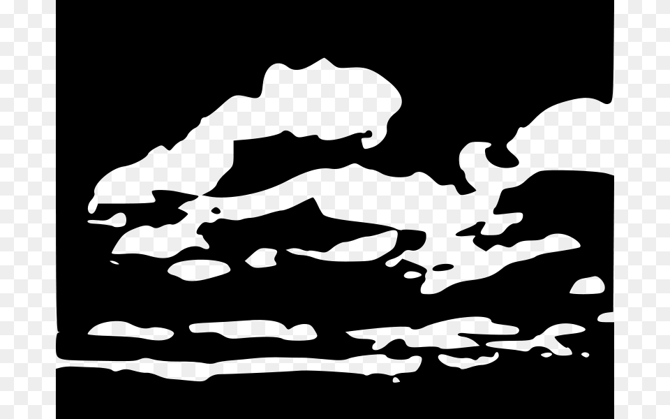Black And White Vector Clouds, Gray Png