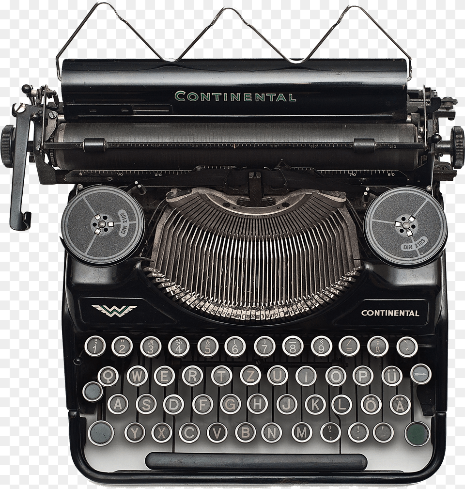 Black And White Vintage Typewriter, Electronics, Screen, Computer Hardware, Hardware Png Image