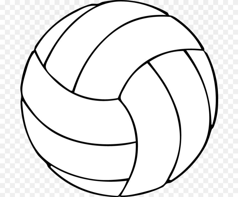 Black And White Volleyball, Ball, Football, Sport, Sphere Free Png