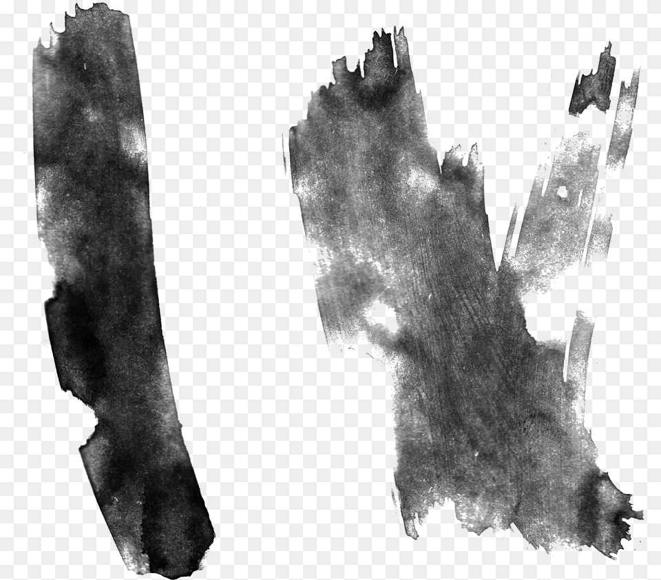 Black And White Watercolor Transparent, Gray Free Png Download