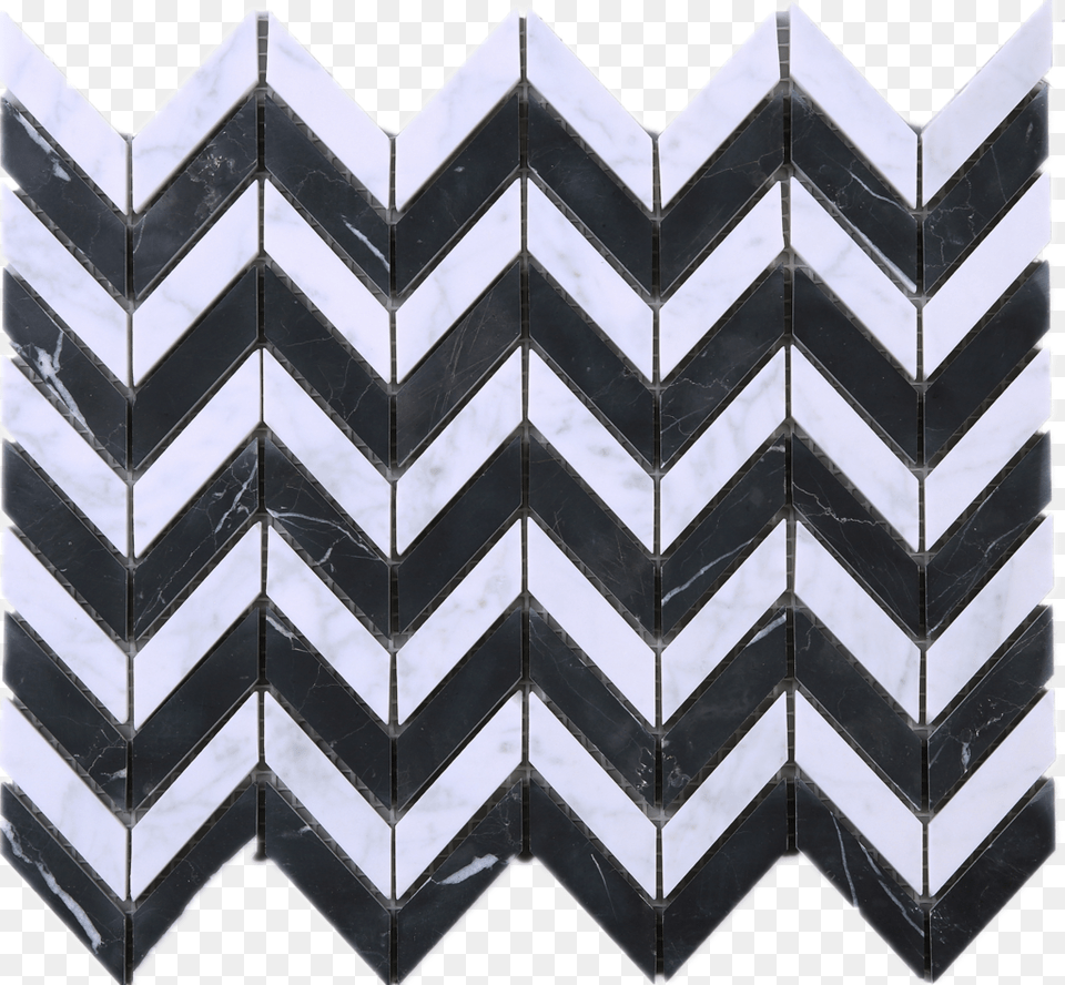 Black And White Wave Shape Marble Stone Mosaic Tile Halloween Costume Invitation Card, Pattern, Home Decor, Grille Free Png
