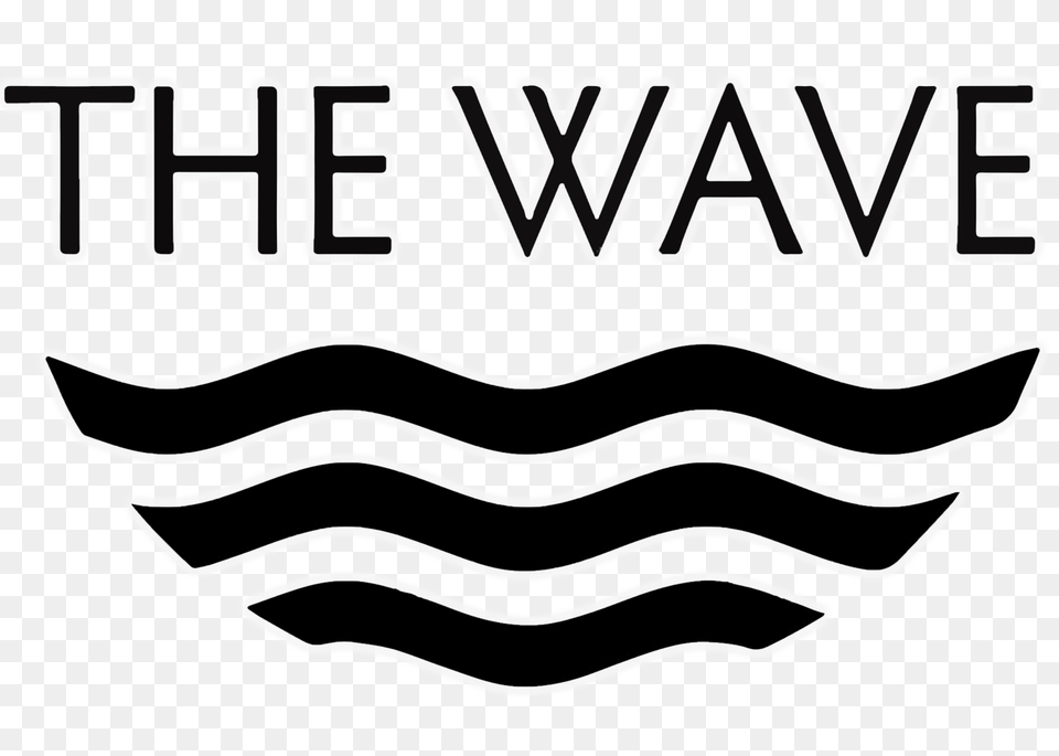 Black And White Wave Transparent Black And White Wave, Logo, Animal, Mammal, Sticker Free Png