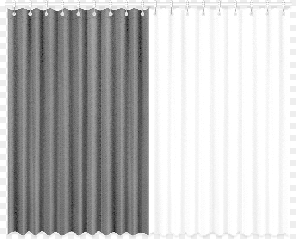 Black And White Window Curtain 52 X84 Window Covering Png Image