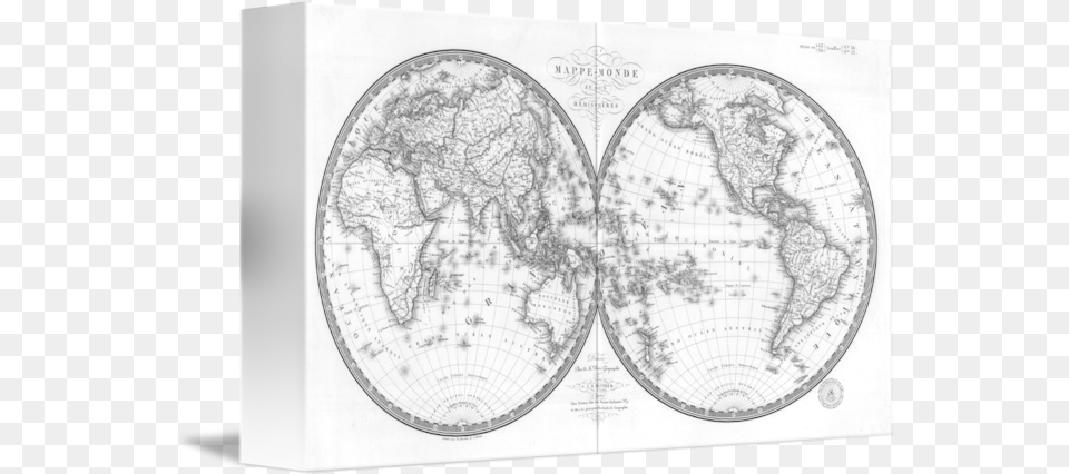Black And White World Map By Alleycatshirts Zazzle Circle, Chart, Plot, Atlas, Diagram Png Image