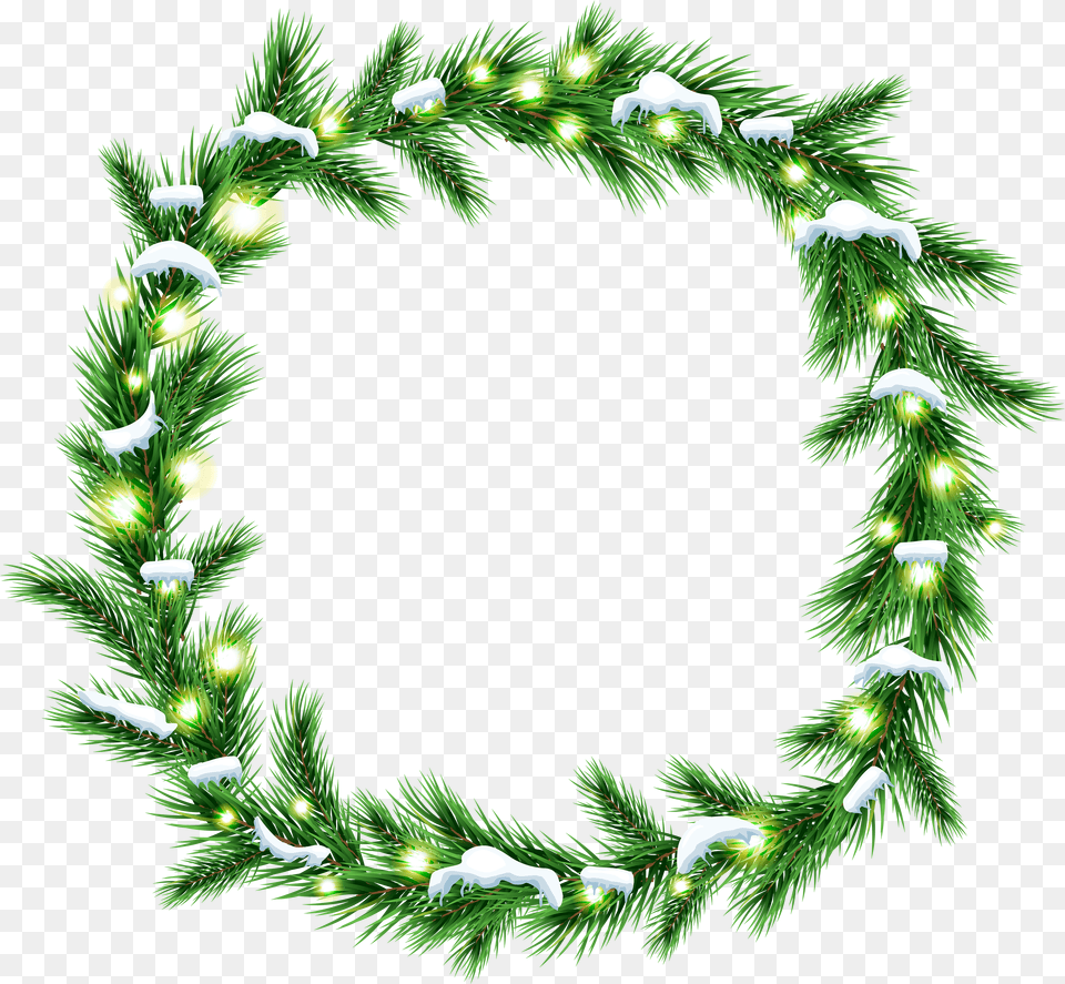 Black And White Wreath Clipart Free Png