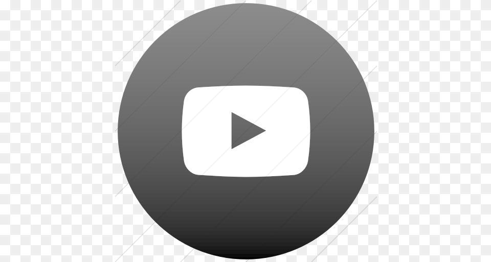 Black And White Youtube Icon Circle In Circle Logo, Sphere, Disk Png
