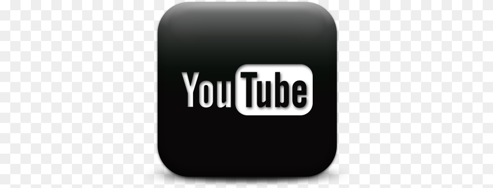 Black And White Youtube Icon Images Youtube Logo Black Youtube Logo Black, Mailbox, Text Png Image