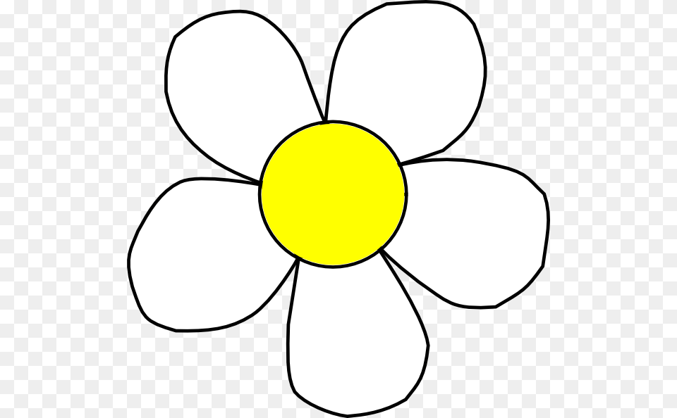 Black And Yellow Daisy Clip Art Spring Flowers Black And White Clip Art, Anemone, Flower, Plant, Daffodil Png Image
