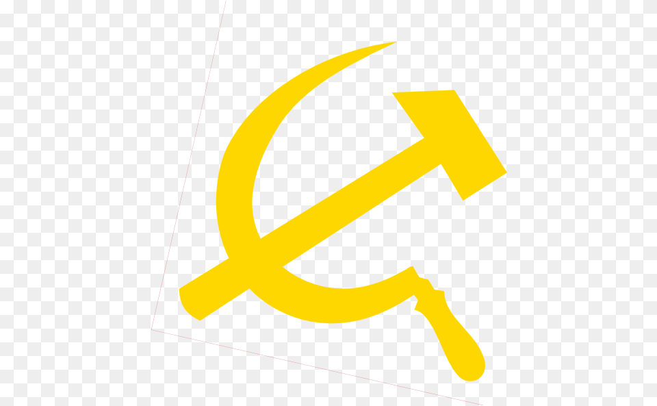 Black And Yellow Hammer And Sickle, Animal, Fish, Sea Life, Shark Free Png Download