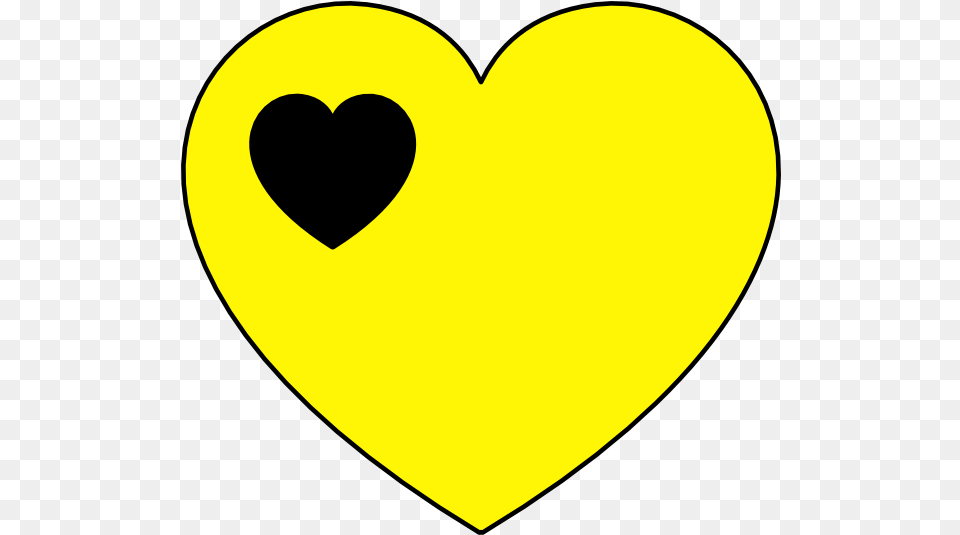 Black And Yellow Heart Clip Art Vector Clip Black And Yellow Hearts, Astronomy, Moon, Nature, Night Png