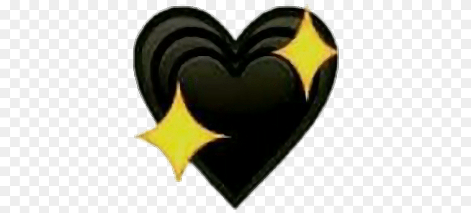 Black And Yellow Heart Emoji, Logo, Symbol, Batman Logo Png
