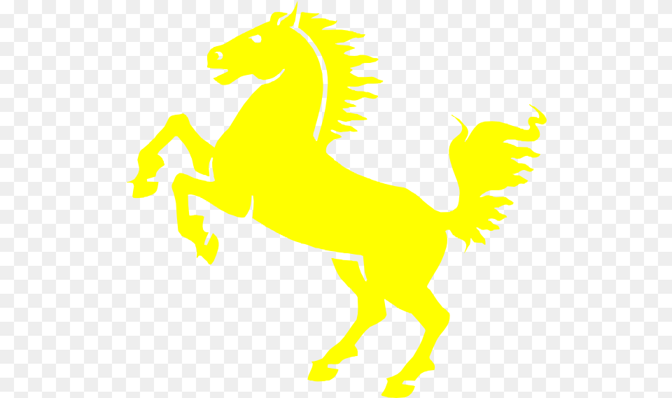 Black And Yellow Horse Logo Black Yellow Horse Logo, Silhouette, Animal, Mammal, Baby Free Png
