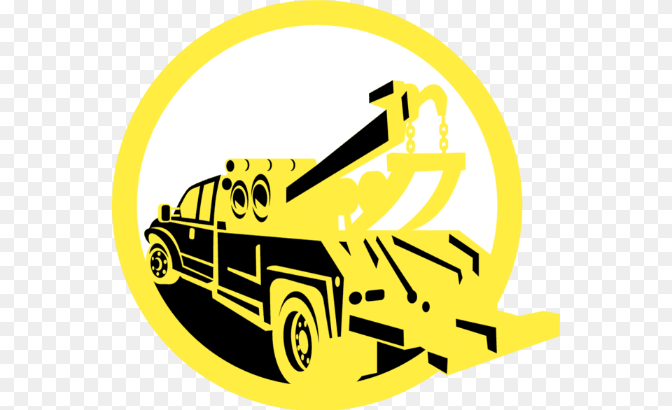 Black And Yellow Tow Truck Clipart Download, Tow Truck, Transportation, Vehicle, Car Free Transparent Png