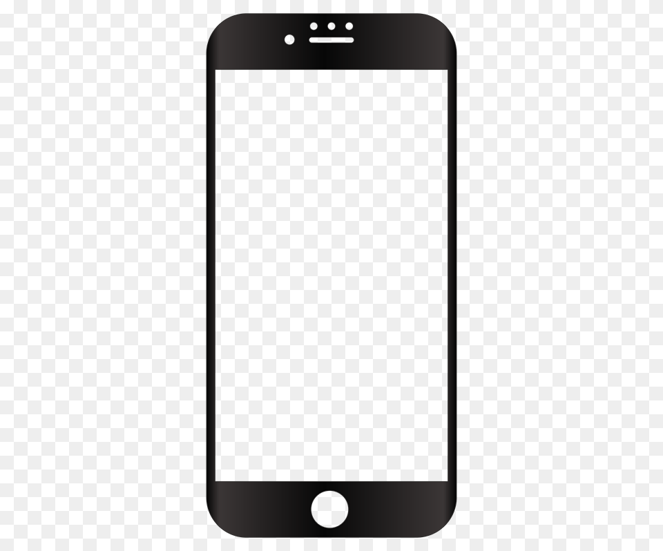 Black Anti Glare Toughn Tempered Glass For Iphone Plus Robobull, Electronics, Mobile Phone, Phone Free Png Download