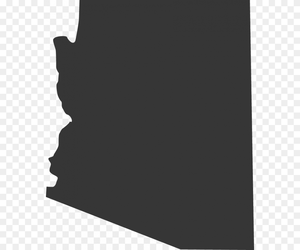 Black Arizona State Outline, Silhouette, Adult, Bride, Female Free Png Download