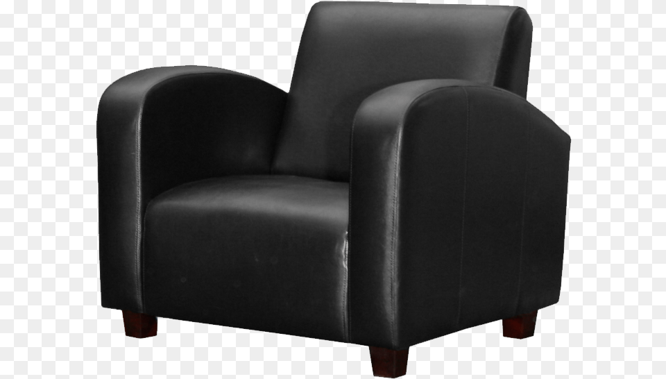 Black Armchair, Chair, Furniture Free Png