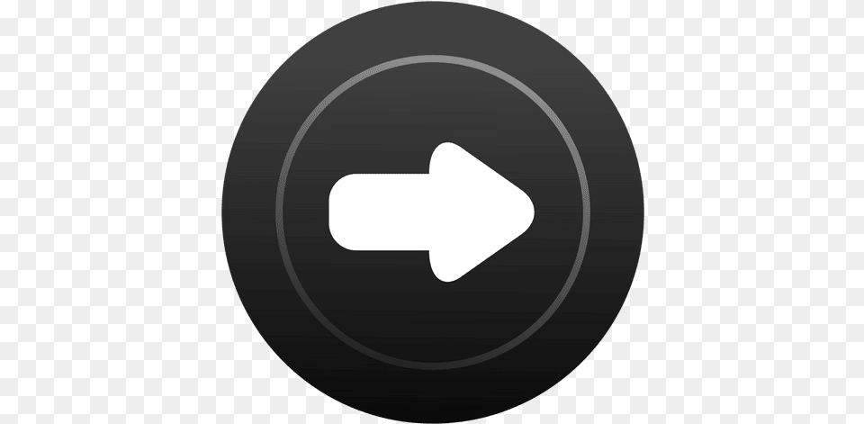 Black Arrow Round Button Transparent U0026 Svg Vector File Twitter Logo In Gray, Disk, Weapon Png Image