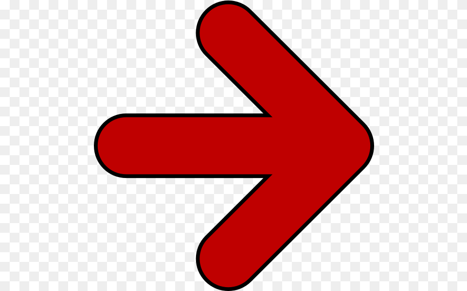 Black Arrow Transparent Cartoon Red And Black Arrows, Sign, Symbol, Road Sign Free Png