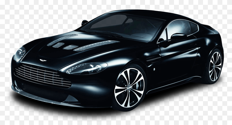 Black Aston Martin, Wheel, Car, Vehicle, Coupe Png Image