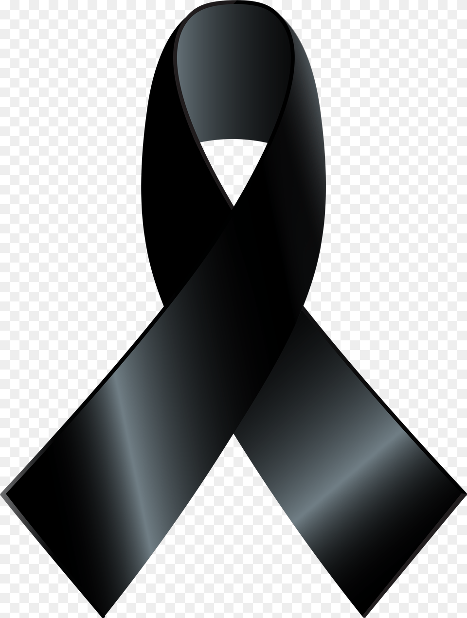Black Awareness Ribbon Clip Art Transparent Black Ribbon, Accessories, Belt, Formal Wear, Tie Free Png