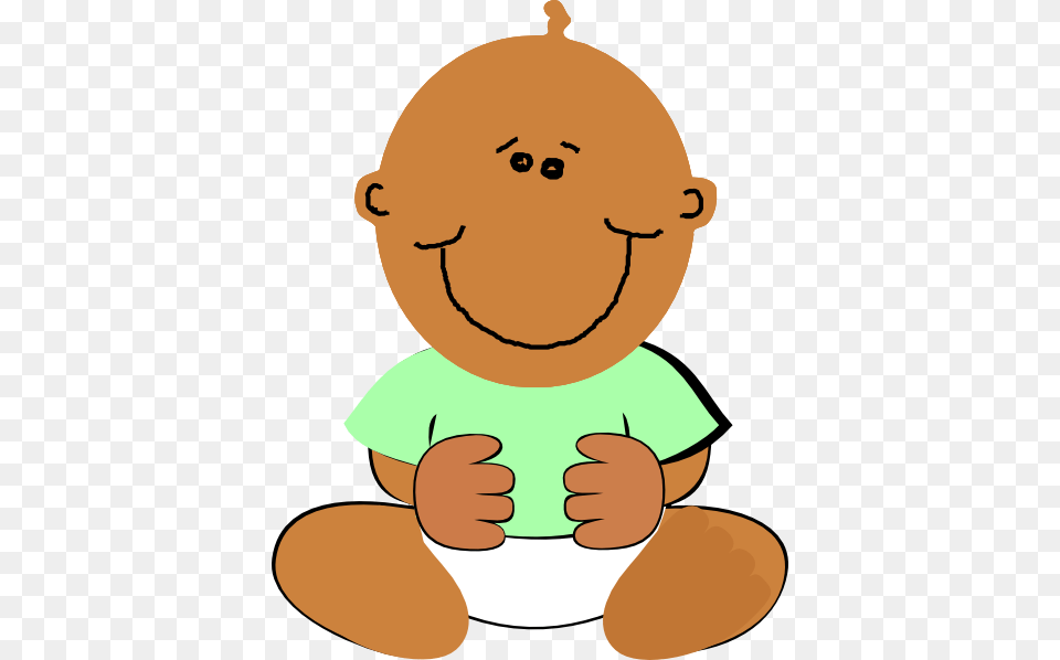 Black Baby Clip Art At Clker African American Baby Clipart, Person, Face, Head Free Png