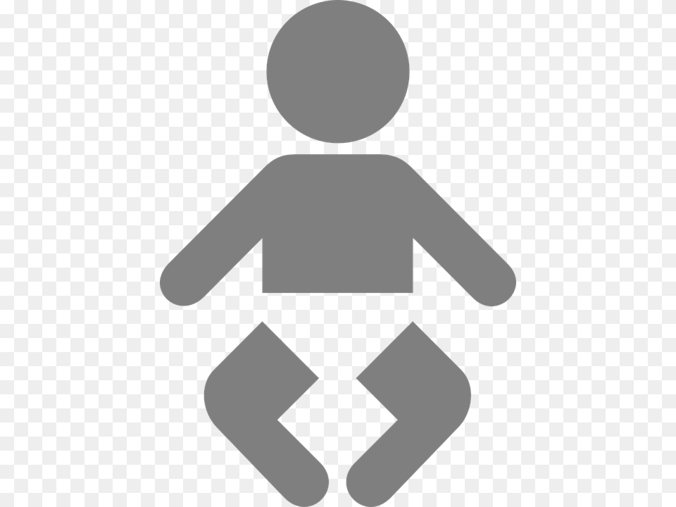 Black Baby Icon, Symbol, Sign Free Png Download