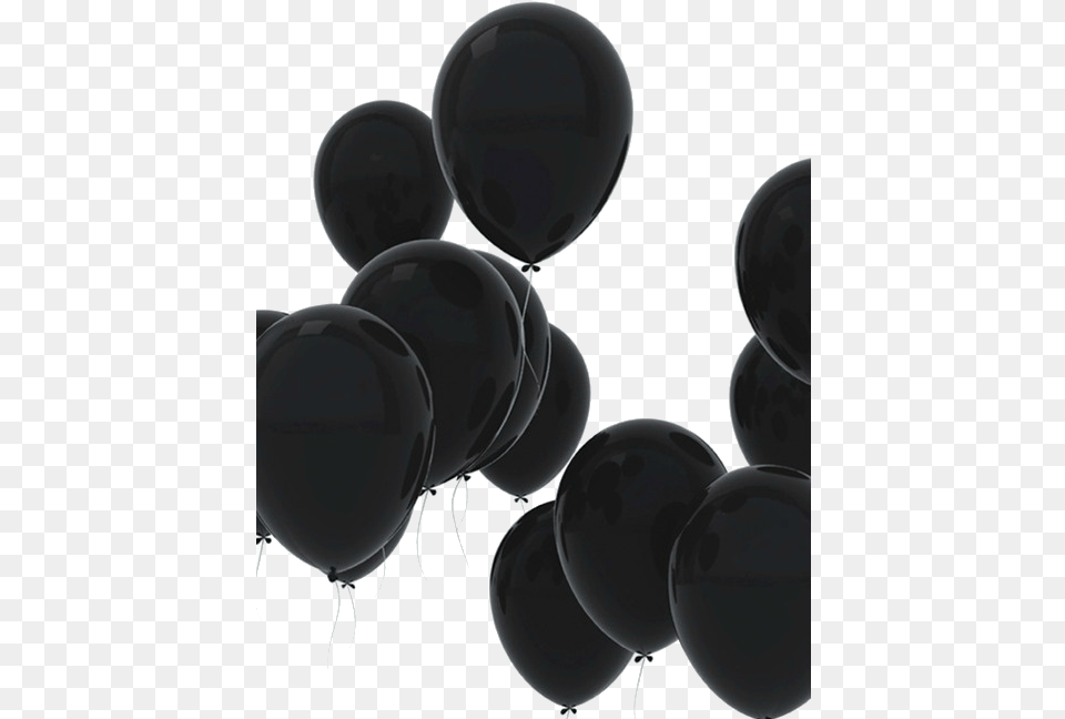 Black Balloons And White Image Black Balloon Free Png