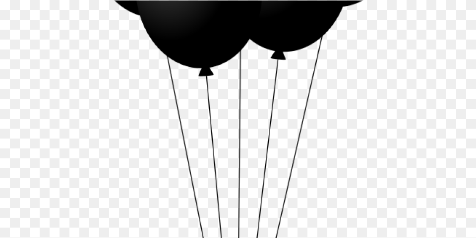 Black Balloons Cliparts Desenho Balao Preto E Branco, Lighting, Gray Free Transparent Png