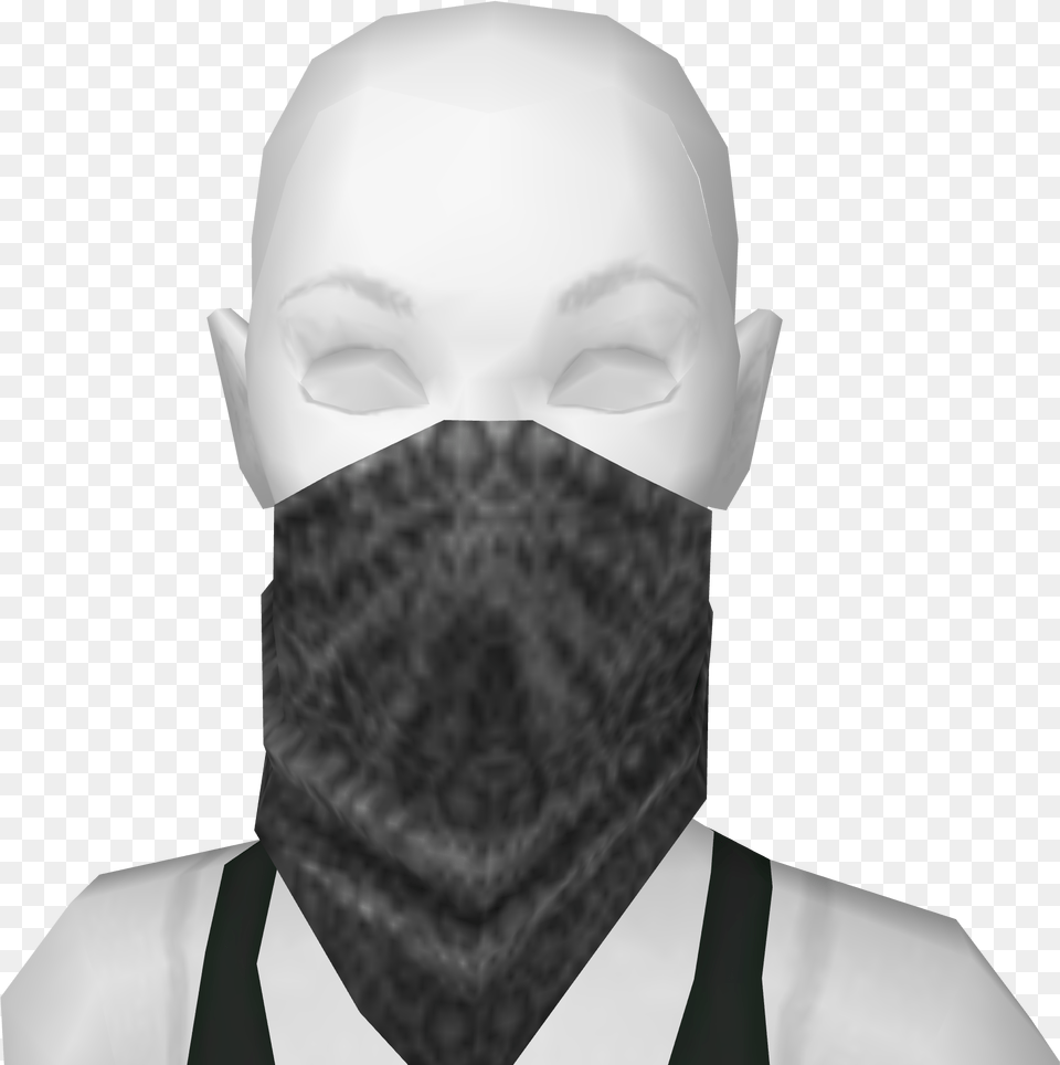 Black Bandana Mask Female Ninja Mask, Accessories, Headband, Adult, Male Free Png