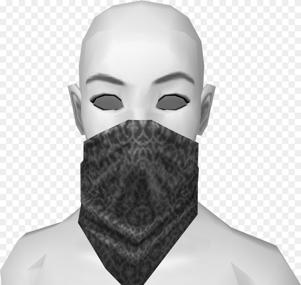 Black Bandana Mask For Adult, Accessories, Man, Male, Headband Png
